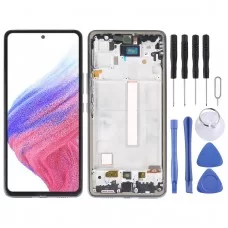 INCELL LCD obrazovka pro Samsung Galaxy A53 5G SM-A536 Digitizér plné montáž s rámcem, nepodporující identifikaci otisků prstů 